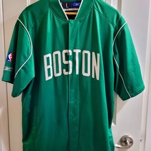 Boston Celtics Short-sleeved Warmup Jacket